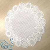 картинка Салфетка ажурная лэйс 30х30 lo-0905pu /421/ от магазина Стройсан