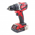 картинка Дрель-шуруповерт аккумуляторная Milwaukee M18 CBLDD-202C Li-Ion2Aч от магазина Стройсан