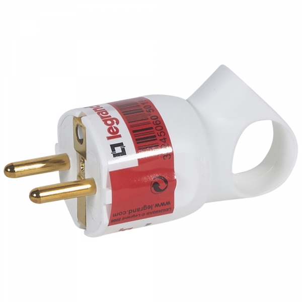 картинка Вилка 2К+З белая (LEGRAND) (арт.: 050190) от магазина Стройсан