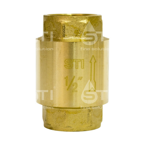 картинка Клапан обратный пружинный STI 15 (латунный шток) от магазина Стройсан