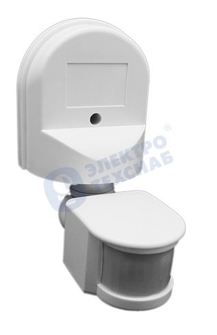 картинка Датчик движения PMS-IR 008 1200Вт 180° 12м IP44 WH Jazzway (арт.: .5012899) от магазина Стройсан