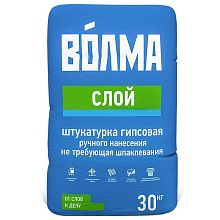 картинка Штукатурка ВОЛМА - Слой гипсовая белая 30 кг(45подд) от магазина Стройсан