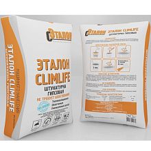 картинка Штукатурка МН гипсовая серая ClimLife 30 кг (50/подд) ЭТАЛОН от магазина Стройсан