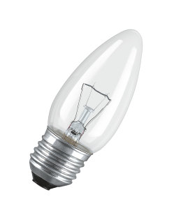 картинка Лампа накал. свеча прозр. ДС 40W E27 от магазина Стройсан