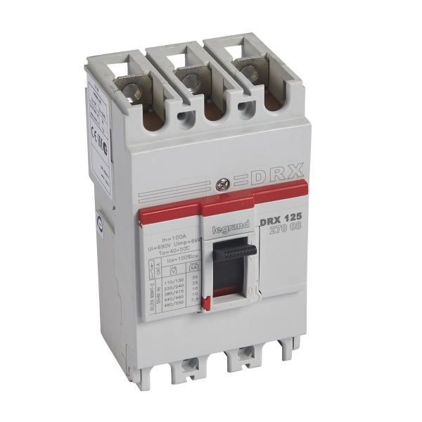 картинка DRX125 MT 100A 3П 10KA (LEGRAND) (арт.: 027008) от магазина Стройсан
