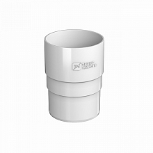 картинка Муфта трубы,белый(ТН) от магазина Стройсан