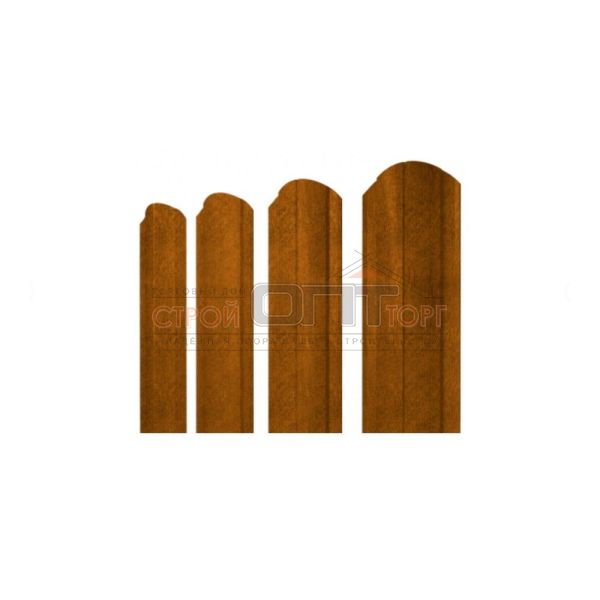 картинка Штакетник метал. Круглый фигурный   0,45x128 Print Elite от магазина Стройсан